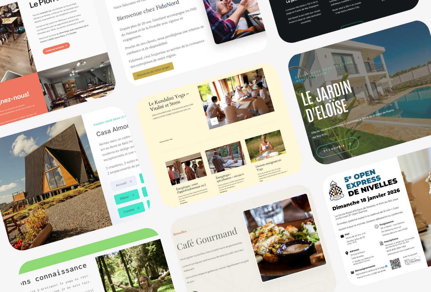 Portfolio de l'agence de webdesign KiwiChic Portfolio de l'agence de webdesign KiwiChic